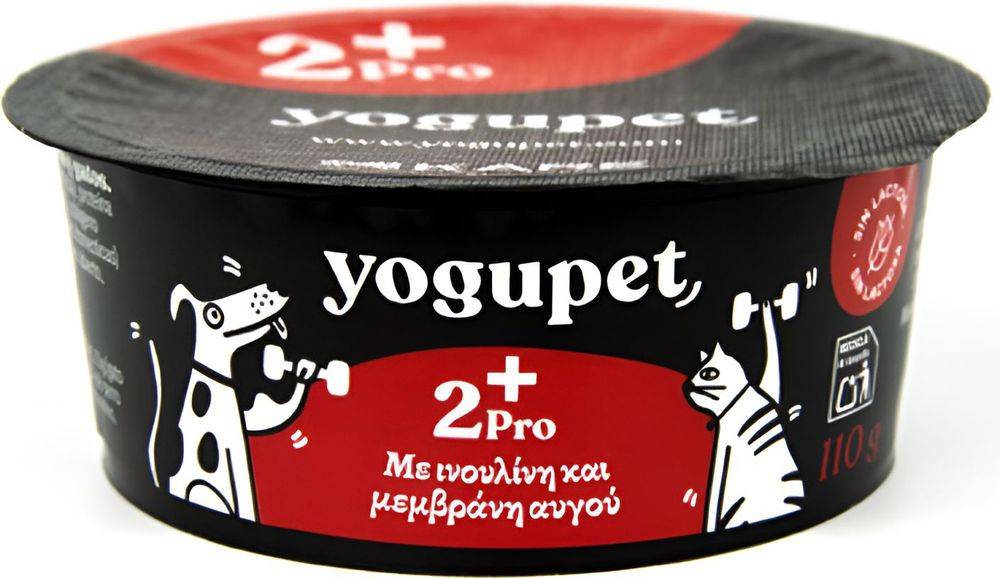 ΓΙΑΟΥΡΤΙ YOGUPET FUNCTIONAL 2+PRO ΜΕ ΙΝΟΥΛΙΝΗ - ΜΕΜΒΡΑΝΗ ΑΥΓΟΥ (110GR) YOGUPET