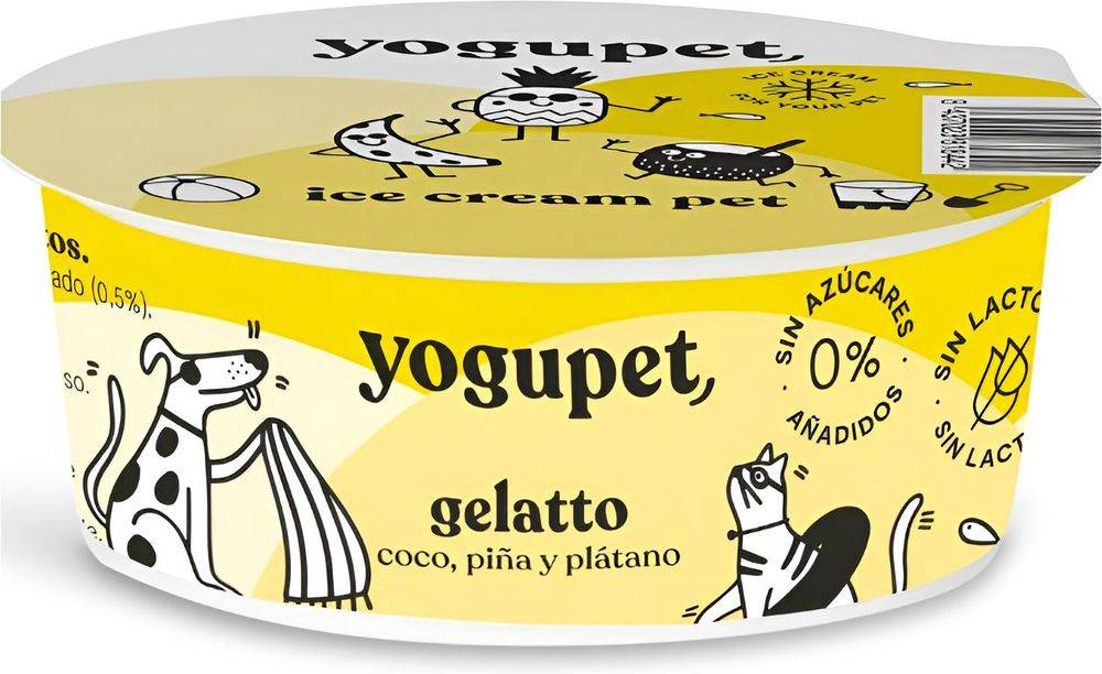 ΠΑΓΩΤΟ YOGUPET YELLOW ICE ΚΑΡΥΔΑ ΑΝΑΝΑ - ΜΠΑΝΑΝΑ (110GR) YOGUPET