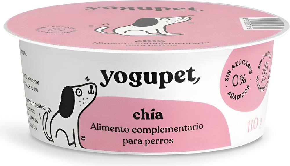 YOGUPET ΓΙΑΟΥΡΤΙ ΣΚΥΛΟΥ YOGUPET CLASSIC ΣΠΟΡΟΙ CHIA (110GR)