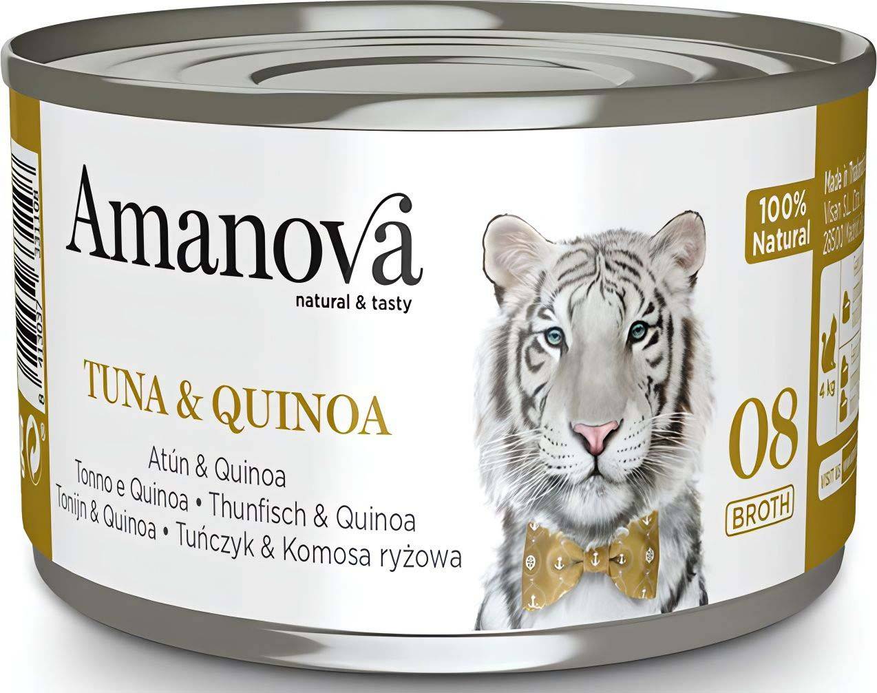 ΚΟΝΣΕΡΒΑ ΓΑΤΑΣ AMANOVA ΣΕ ΖΩΜΟ ΤΟΝΟ - ΚΙΝΟΑ (70GR)