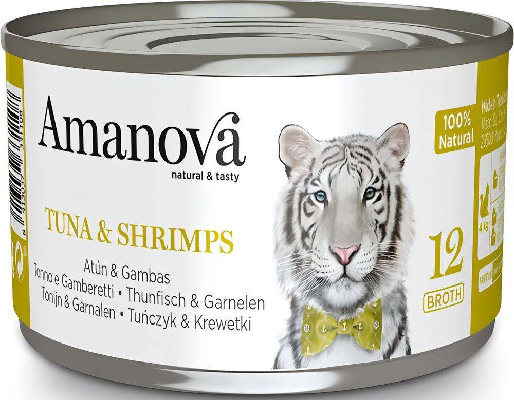 ΚΟΝΣΕΡΒΑ ΓΑΤΑΣ AMANOVA ΣΕ ΖΩΜΟ ΤΟΝΟ - ΓΑΡΙΔΕΣ (70GR) AMANOVA