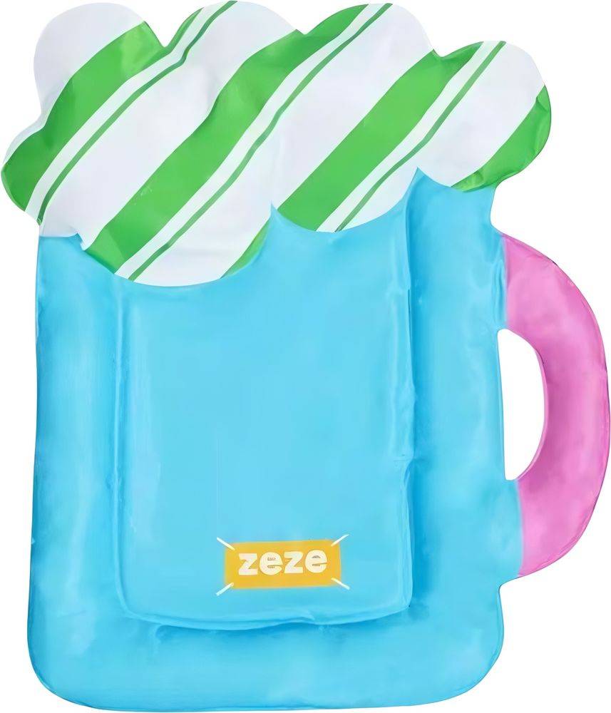 ΚΡΕΒΑΤΙ ΓΑΤΑΣ ZEZELIFE COOLING MAT COLORFUL BEER BLUE (64X51X6CM)