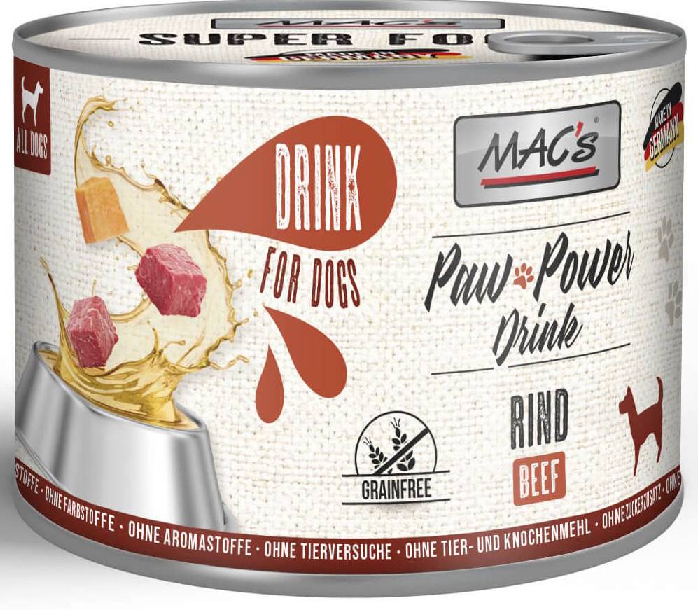 ΥΓΡΗ ΤΡΟΦΗ MACS DOG PAW POWER DRINK ΜΟΣΧΑΡΙ (200GR)