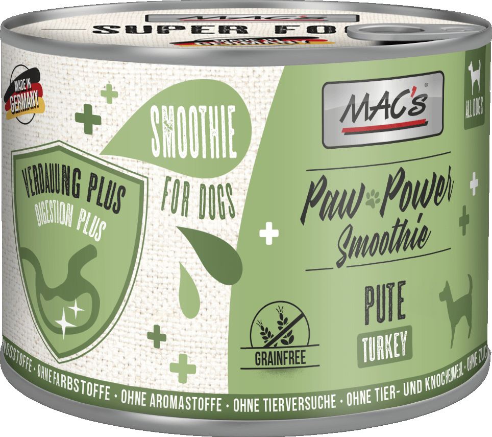 MACS ΥΓΡΗ ΣΥΜΠΛΗΡΩΜΑΤΙΚΗ ΤΡΟΦΗ MACS DOG POWER SMOOTHIE ΓΑΛΟΠΟΥΛΑ (200GR)
