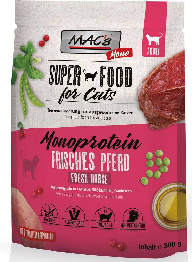 ΤΡΟΦΗ ΓΑΤΑΣ MACS ADULT GRAIN FREE MONO ΑΛΟΓΟ (300GR)