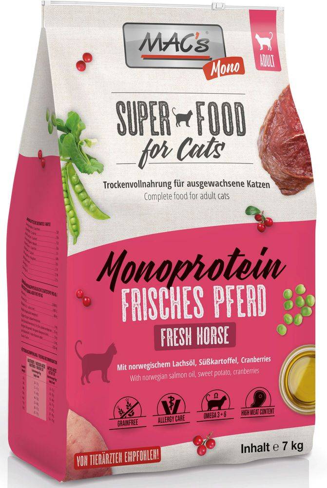 ΤΡΟΦΗ ΓΑΤΑΣ MACS ADULT GRAIN FREE MONO ΑΛΟΓΟ (7KG)