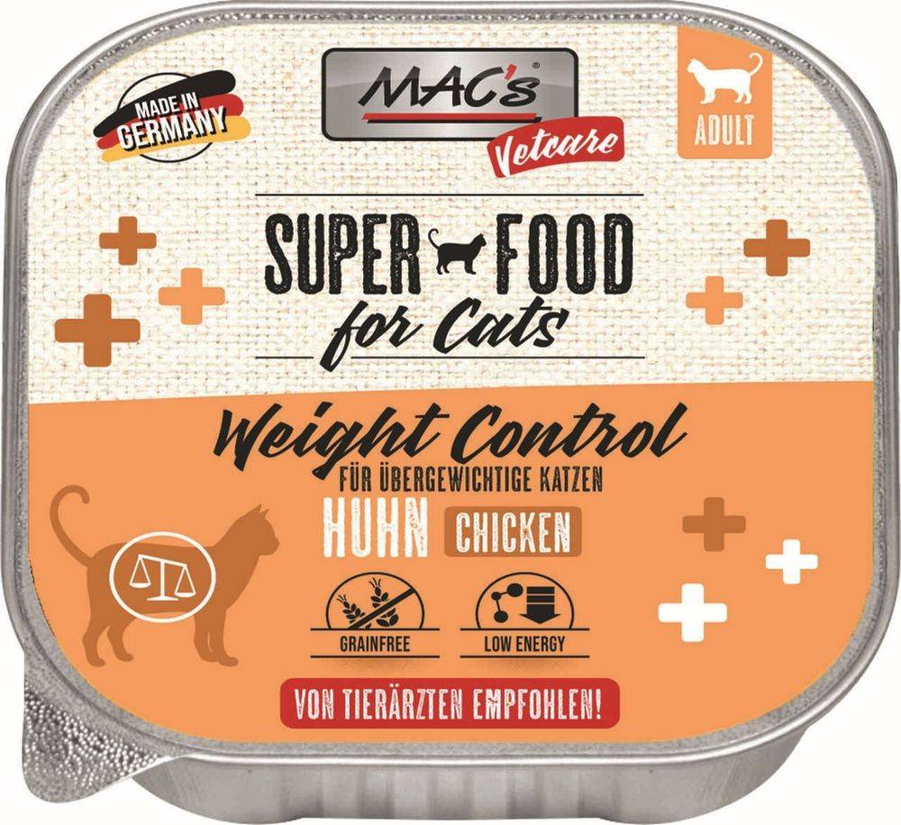 ΥΓΡΗ ΤΡΟΦΗ ΓΑΤΑΣ MACS VETCARE WEIGHT CONTROL ΚΟΤΟΠΟΥΛΟ (100GR) MACS