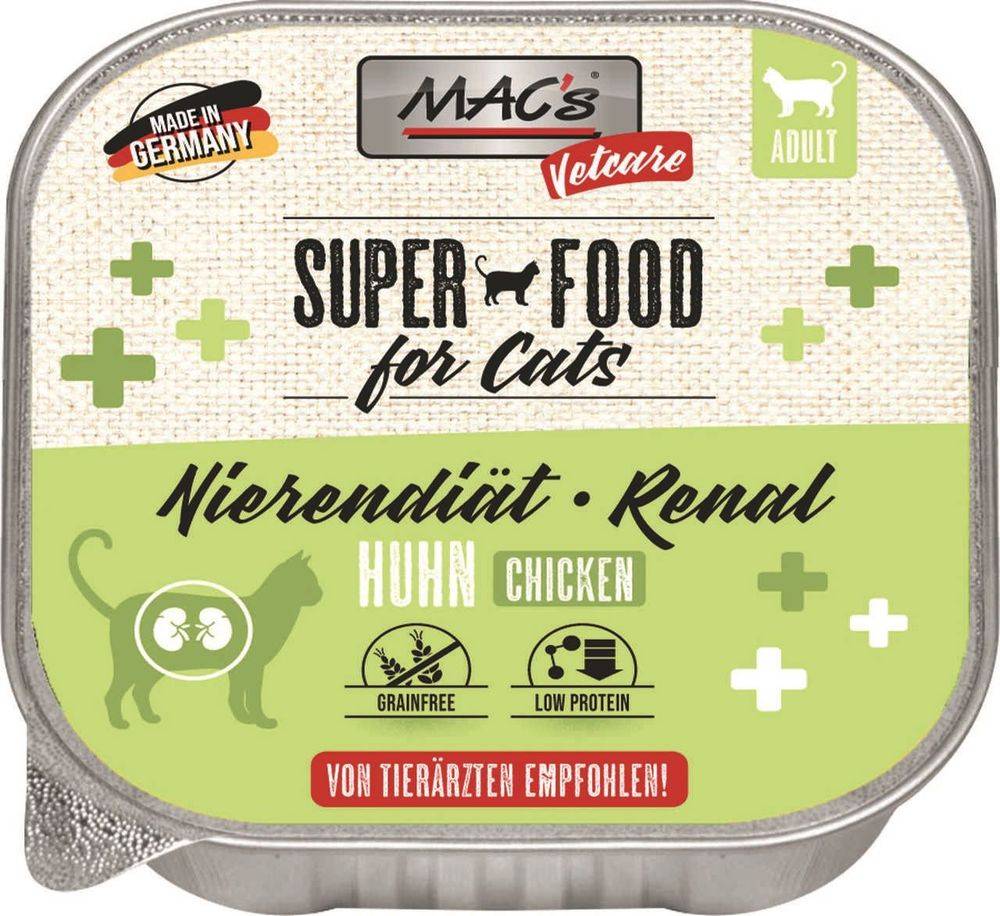 ΥΓΡΗ ΤΡΟΦΗ ΓΑΤΑΣ MACS VETCARE RENAL ΚΟΤΟΠΟΥΛΟ (100GR) MACS