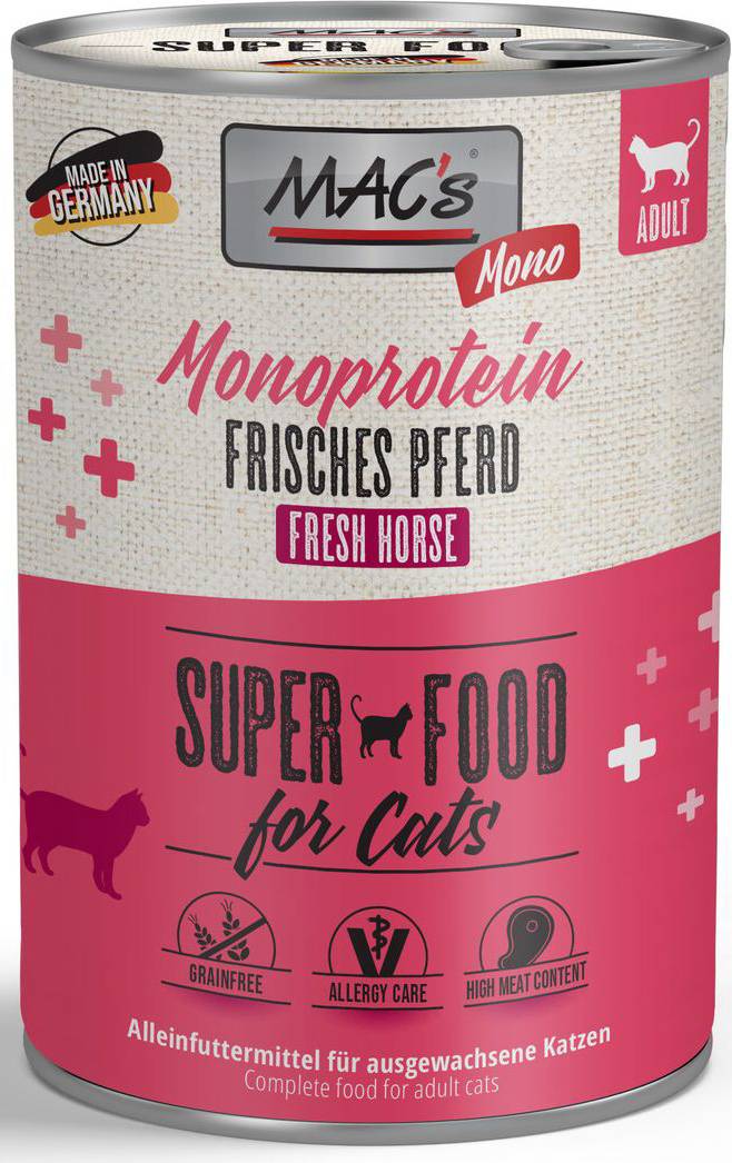 ΚΟΝΣΕΡΒΑ ΓΑΤΑΣ MACS MONO ΜΕ ΑΛΟΓΟ (400GR) MACS