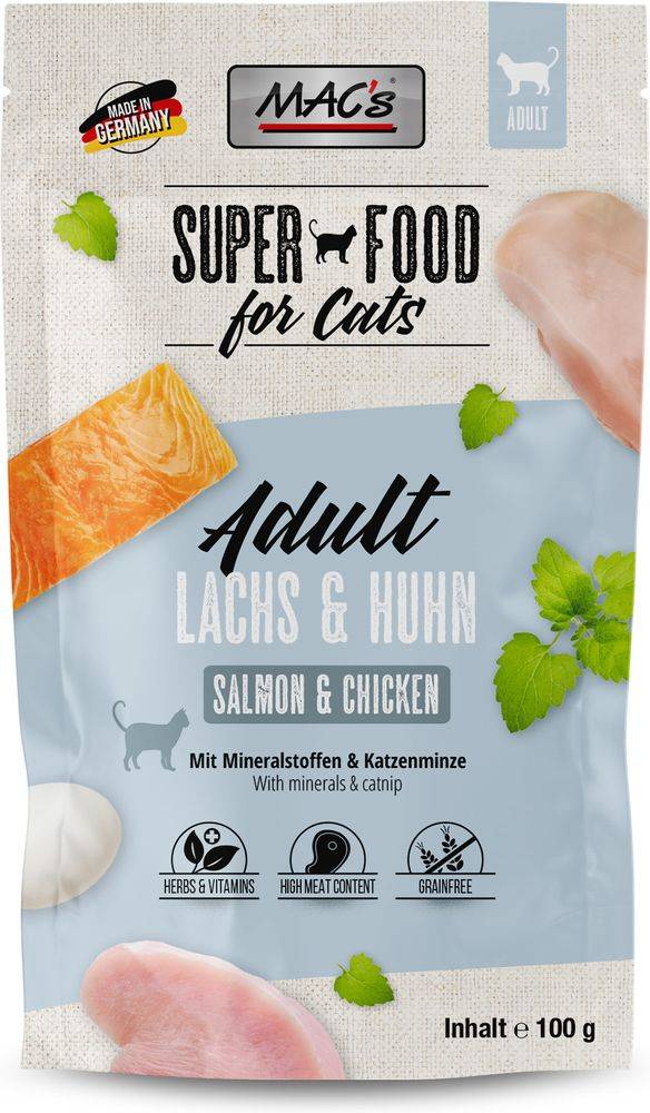 ΦΑΚΕΛΑΚΙ ΓΑΤΑΣ MACS POUCH ΣΟΛΟΜΟ - ΚΟΤΟΠΟΥΛΟ (100GR) MACS