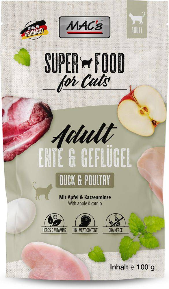 ΦΑΚΕΛΑΚΙ ΓΑΤΑΣ MACS POUCH ΠΑΠΙΑ - ΠΟΥΛΕΡΙΚΑ (100GR) MACS