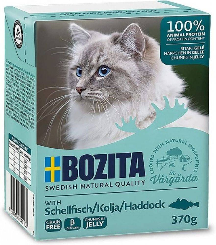 ΥΓΡΗ ΤΡΟΦΗ BOZITA CHUNKS IN JELLY ΒΑΚΑΛΑΟΣ (370GR) BOZITA