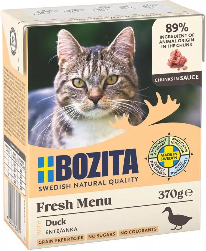 BOZITA ΥΓΡΗ ΤΡΟΦΗ BOZITA CHUNKS ΣΕ ΣΑΛΤΣΑ ΠΑΠΙΑ (370GR)