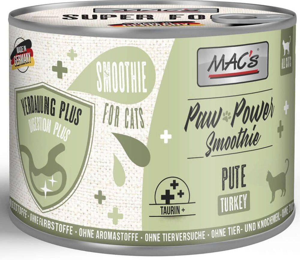 ΥΓΡΗ ΤΡΟΦΗ ΓΑΤΑΣ MACS POWER SMOOTHIE ΓΑΛΟΠΟΥΛΑ (200GR)