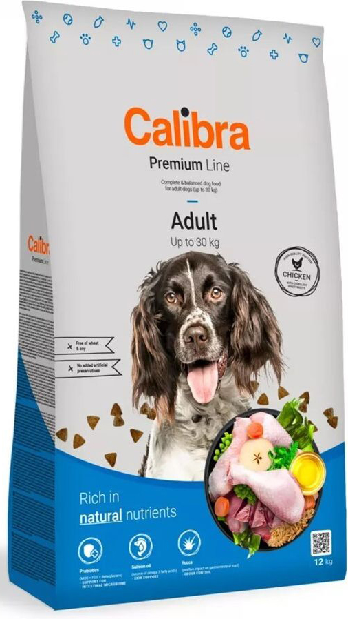 CALIBRA ΤΡΟΦΗ ΣΚΥΛΟΥ CALIBRA DOG PREMIUM LINE ADULT ΚΟΤΟΠΟΥΛΟ (12KG)