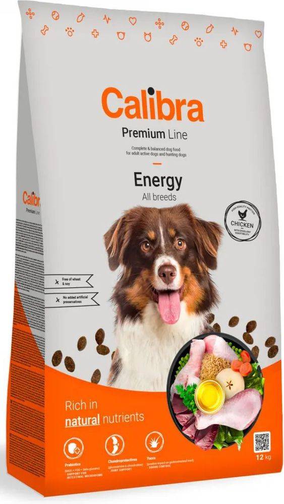 ΤΡΟΦΗ ΣΚΥΛΟΥ CALIBRA DOG PREMIUM LINE ENERGY ALL BREEDS ΚΟΤΟΠΟΥΛΟ (12KG)