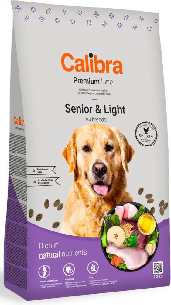 ΤΡΟΦΗ ΣΚΥΛΟΥ CALIBRA DOG PREMIUM LINE SENIOR - LIGHT ΚΟΤΟΠΟΥΛΟ (12KG) CALIBRA