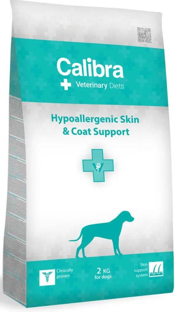 ΤΡΟΦΗ ΣΚΥΛΟΥ VD DOG HYPOALLERGENIC SKIN - COAT SUPPORT (2KG) CALIBRA