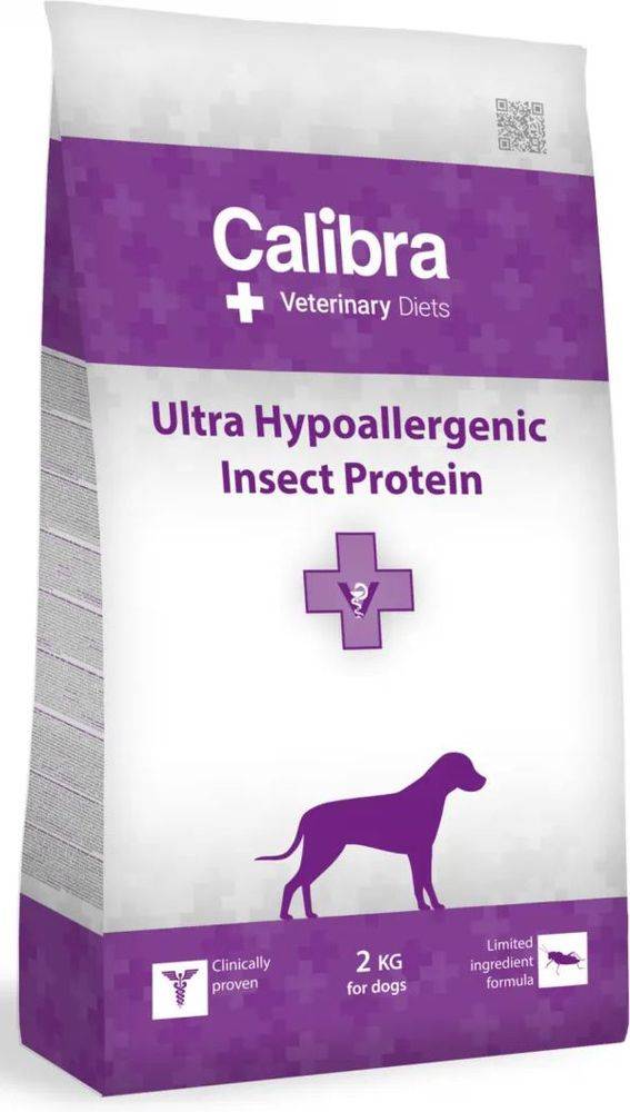 ΤΡΟΦΗ ΣΚΥΛΟΥ CALIBRA VD DOG ULTRA-HYPOALLERGENIC INSECT (2KG) CALIBRA