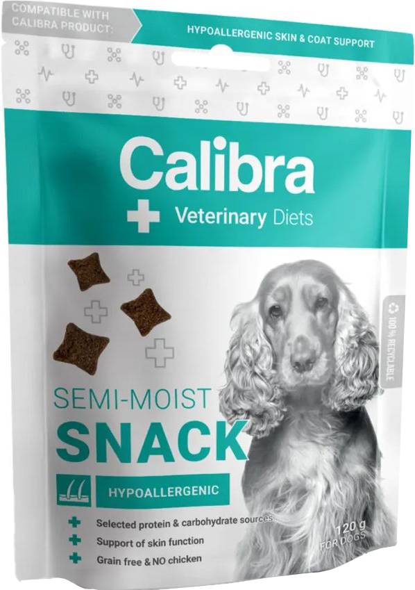 ΛΙΧΟΥΔΙΕΣ ΣΚΥΛΟΥ CALIBRA VD DOG TREATS HYPOALLERGENIC (120GR)