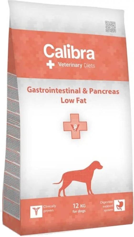 ΤΡΟΦΗ ΣΚΥΛΟΥ CALIBRA VD DOG GASTROINTESTINAL - PANCREAS LOW FAT (12KG) CALIBRA