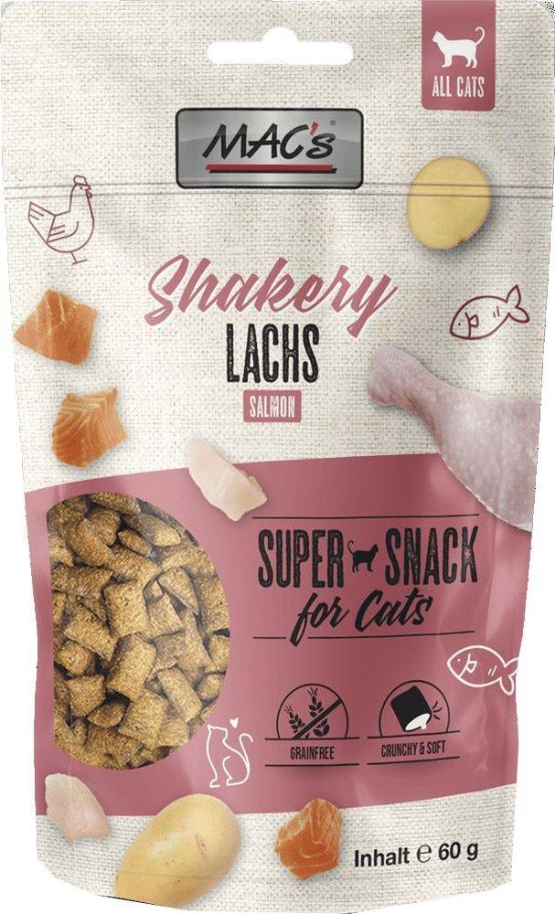 ΣΝΑΚ ΓΑΤΑΣ MACS SHAKERY ΣΟΛΟΜΟΣ (60GR) MACS
