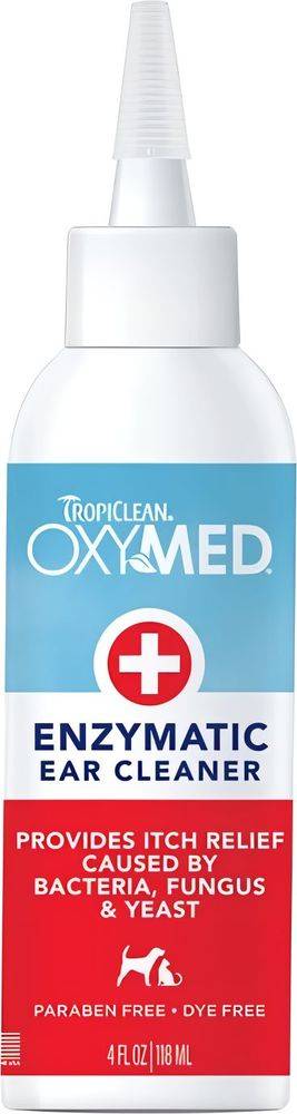 ΚΑΘΑΡΙΣΤΙΚΟ ΑΥΤΙΩΝ TROPICLEAN OXYMED ENZYMATIC EAR CLEANER (118ML)