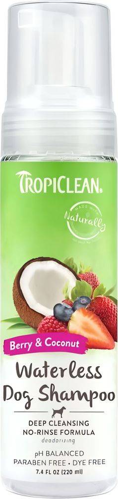 ΣΑΜΠΟΥΑΝ TROPICLEAN WATERLESS ΣΤΕΓΝΟΥ ΚΑΘΑΡΙΣΜΟΥ ΜΟΥΡΑ - ΚΑΡΥΔΑ (220ML)