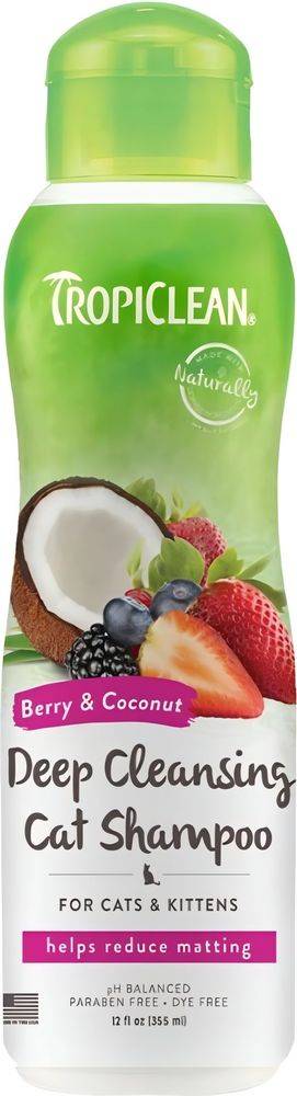 ΣΑΜΠΟΥΑΝ ΓΑΤΑΣ TROPICLEAN WATERLESS ΦΡΑΟΥΛΑ, ΜΟΥΡΑ - ΚΑΡΥΔΑ (355ML)