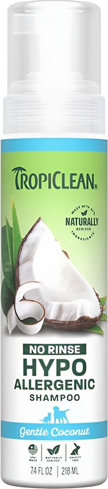 ΣΑΜΠΟΥΑΝ ΓΑΤΑΣ TROPICLEAN WATERLESS HYPOALLERGENIC ΚΑΡΥΔΑ - ΑΛΟΗ (218ML) TROPICLEAN