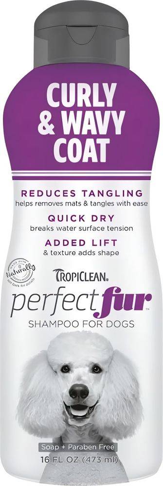 ΣΑΜΠΟΥΑΝ ΣΚΥΛΟΥ TROPICLEAN CURLY - WAVY COAT (473ML) TROPICLEAN