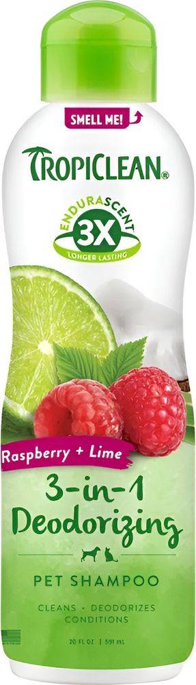 TROPICLEAN ΣΑΜΠΟΥΑΝ ΣΚΥΛΟΥ TROPICLEAN ENDURASCENT SHED CONTROL 4IN1 RASPBERRY - LIME (592ML)