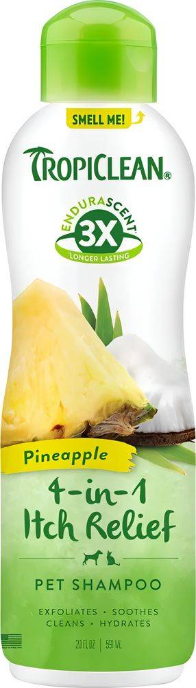 ΣΑΜΠΟΥΑΝ ΣΚΥΛΟΥ TROPICLEAN ENDURASCENT SHED CONTROL 4IN1 PINEAPPLE (592ML)