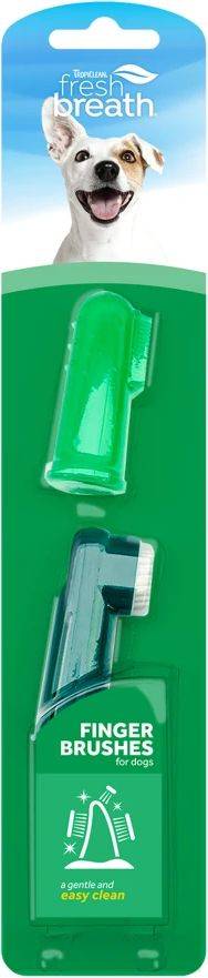 ΟΔΟΝΤΟΒΟΥΡΤΣΑ ΔΑΚΤΥΛΟΥ TROPICLEAN FINGER BRUSH ONE SIZE (2ΤΜΧ) TROPICLEAN
