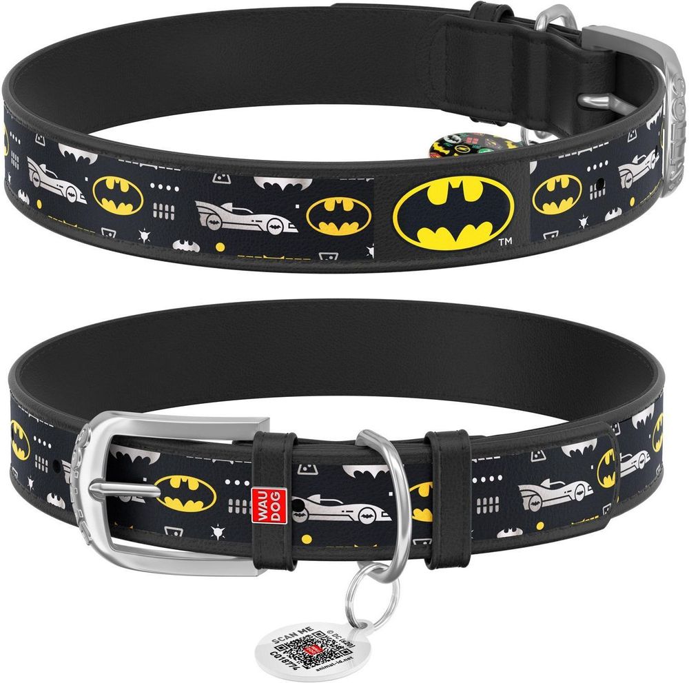 WAUDOG ΠΕΡΙΛΑΙΜΙΟ WAUDOG BATMAN3 ΜΑΥΡΟ (20MM / 29-38CM)