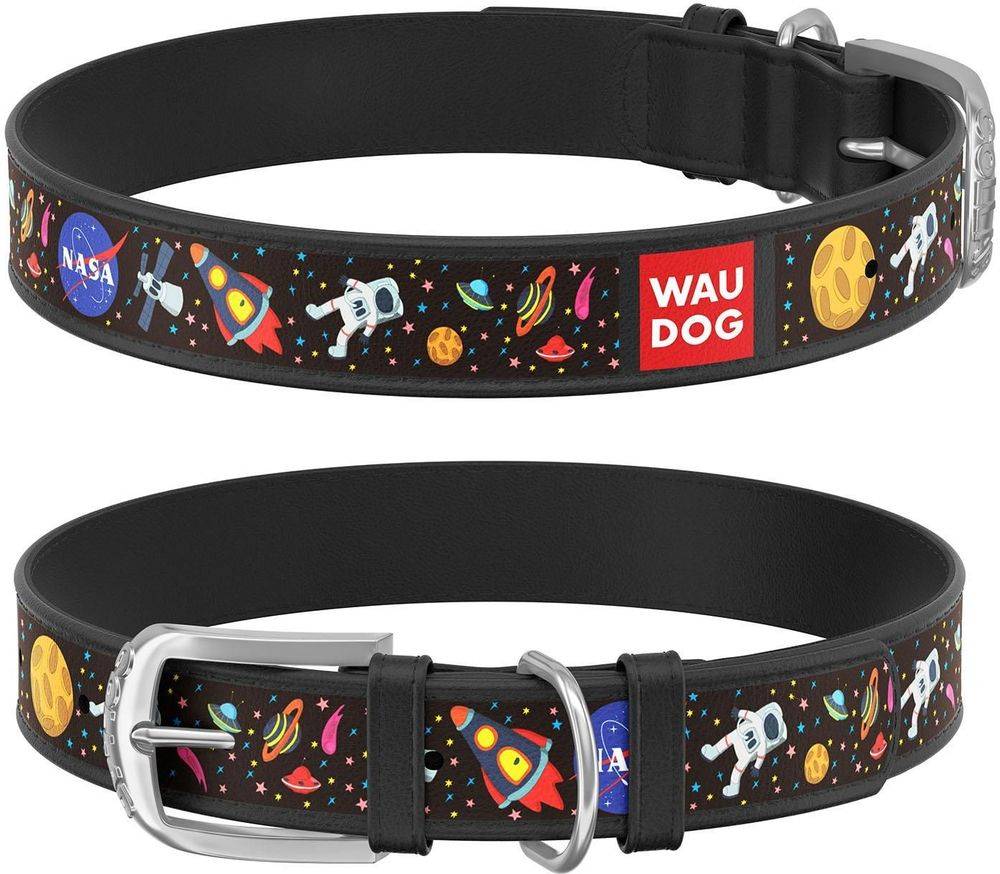 ΠΕΡΙΛΑΙΜΙΟ WAUDOG NASA ΜΑΥΡΟ (25MM / 38-49CM)