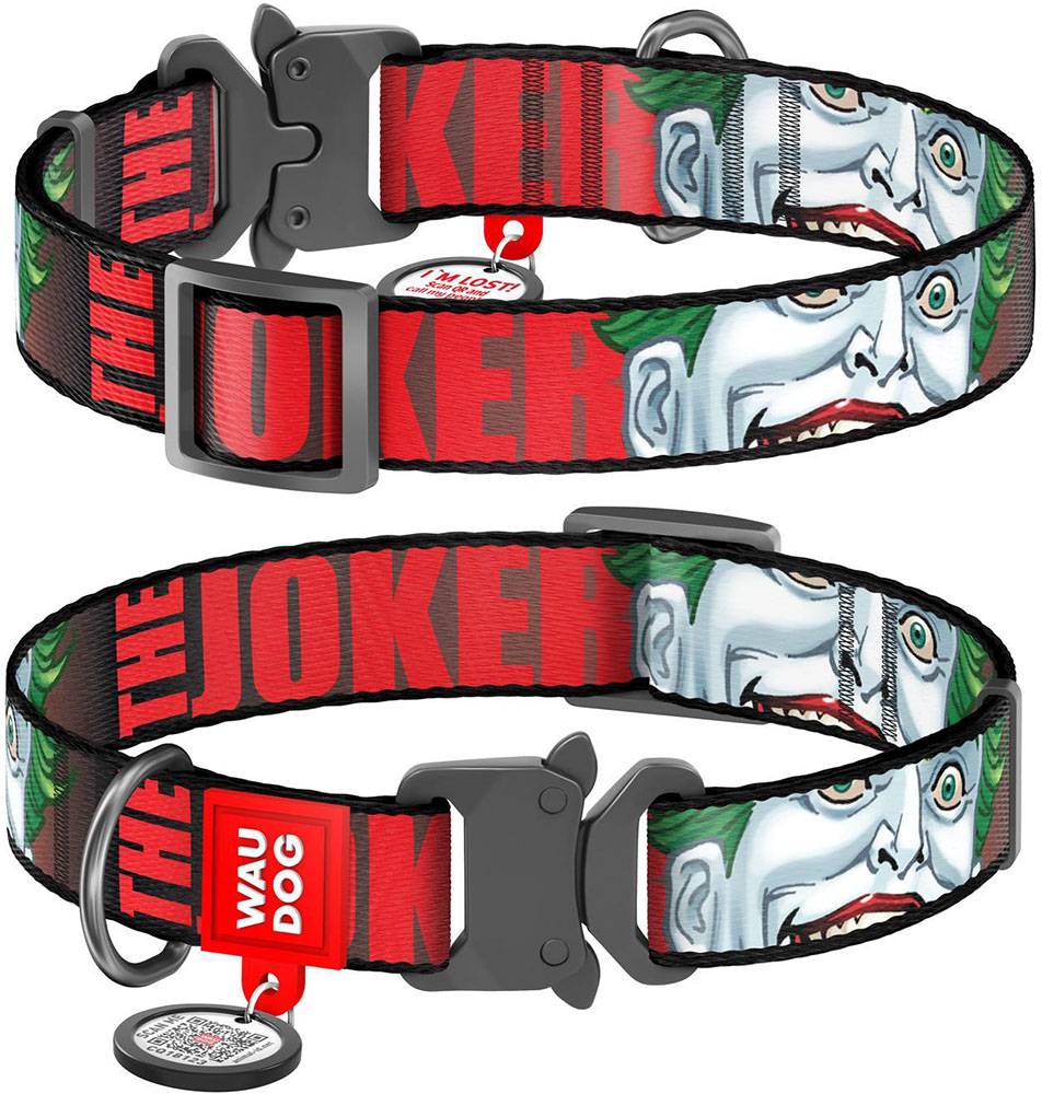 ΠΕΡΙΛΑΙΜΙΟ WAUDOG JOKER METAL FASTEX (20MM / 24-40CM) WAUDOG