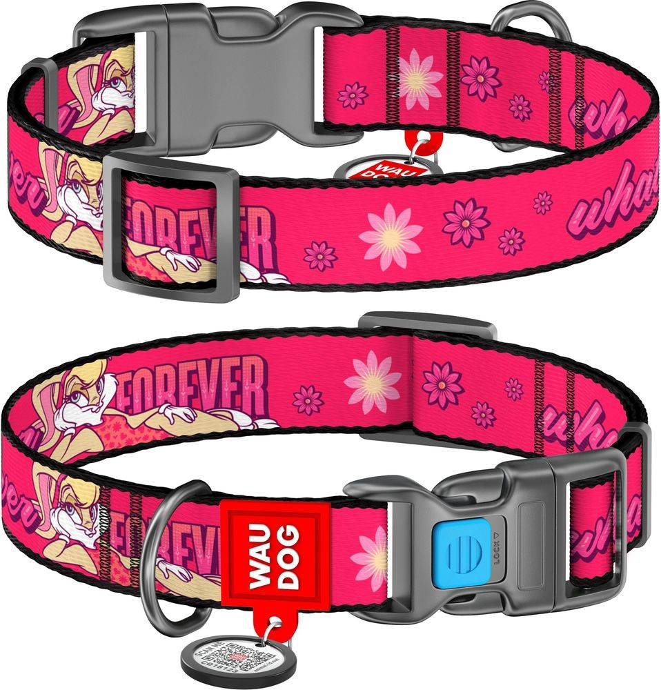 ΠΕΡΙΛΑΙΜΙΟ WAUDOG LOONEY 6 PLASTIC FASTEX (25MM / 35-58CM) WAUDOG
