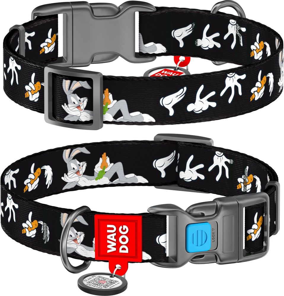 WAUDOG ΠΕΡΙΛΑΙΜΙΟ WAUDOG LOONEY 7 PLASTIC FASTEX (20MM / 24-40CM)
