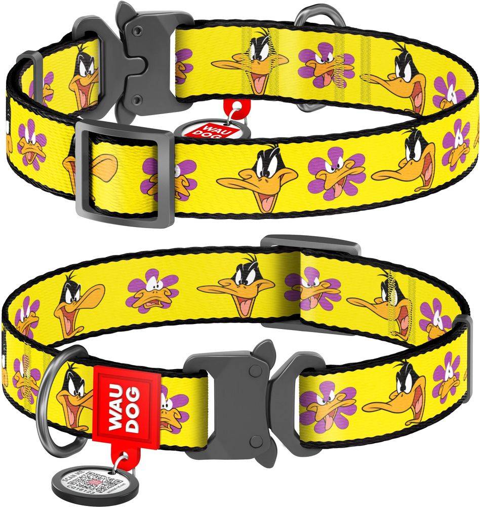 ΠΕΡΙΛΑΙΜΙΟ WAUDOG LOONEY 1 METAL FASTEX (25MM / 35-58CM)