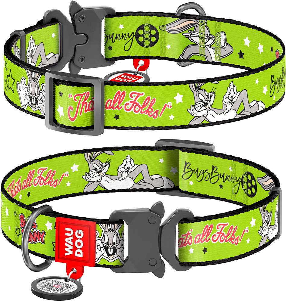 ΠΕΡΙΛΑΙΜΙΟ WAUDOG LOONEY 5 METAL FASTEX (15MM / 23-35CM) WAUDOG