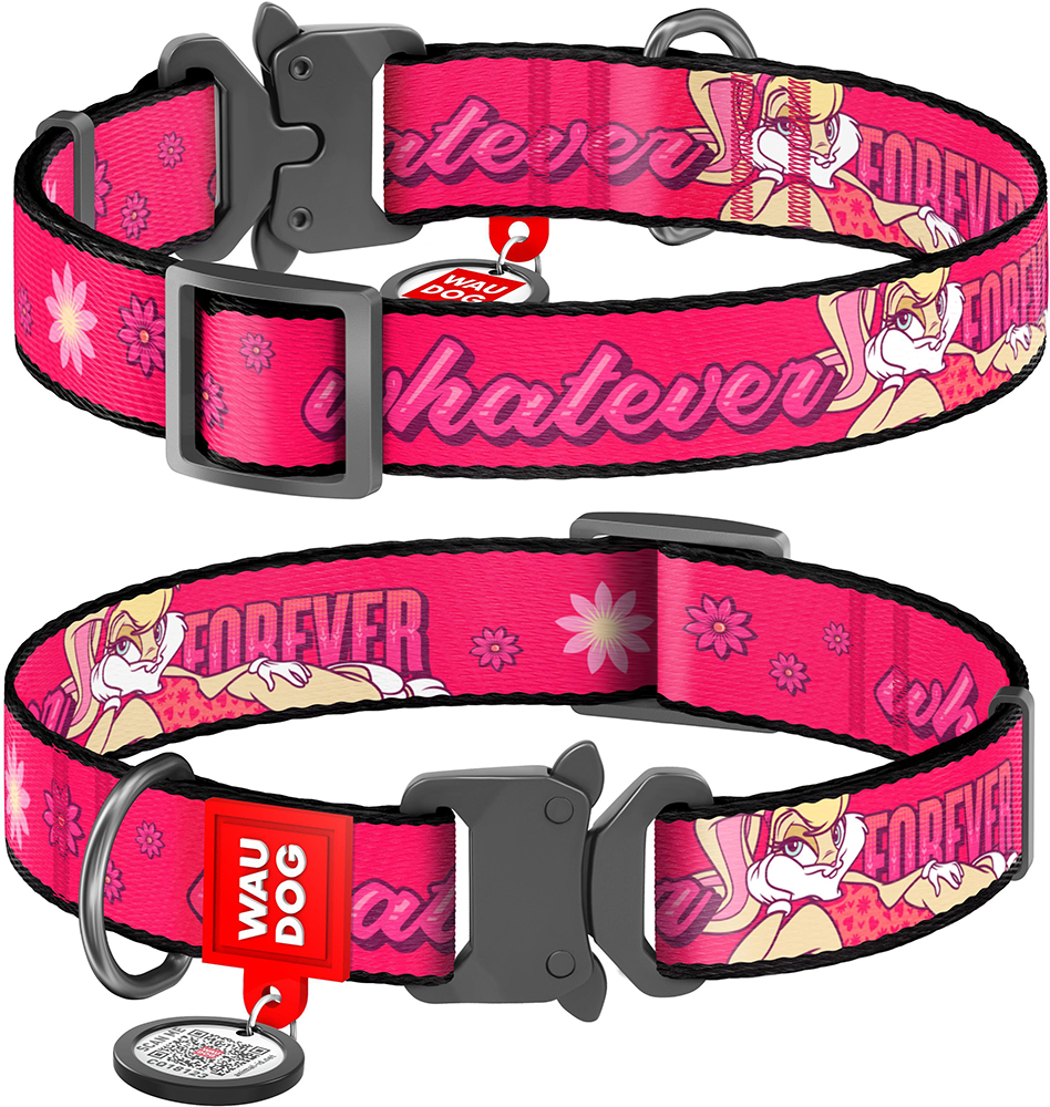 WAUDOG ΠΕΡΙΛΑΙΜΙΟ WAUDOG LOONEY 6 METAL FASTEX (25MM / 31-49CM)