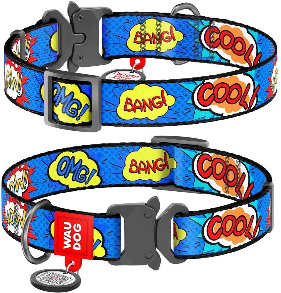 ΠΕΡΙΛΑΙΜΙΟ WAUDOG WOW METAL FASTEX (20MM / 24-40CM) WAUDOG