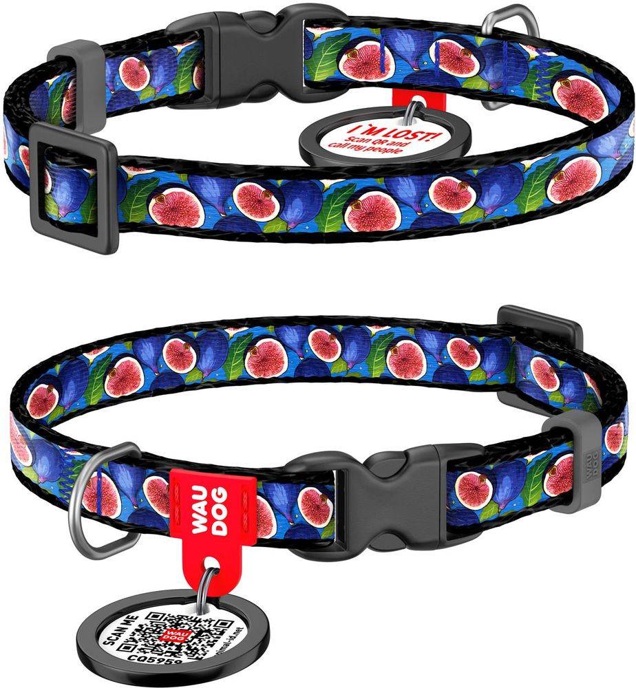 ΠΕΡΙΛΑΙΜΙΟ WAUDOG FIG PLASTIC FASTEX L (25MM / 33-49CM)