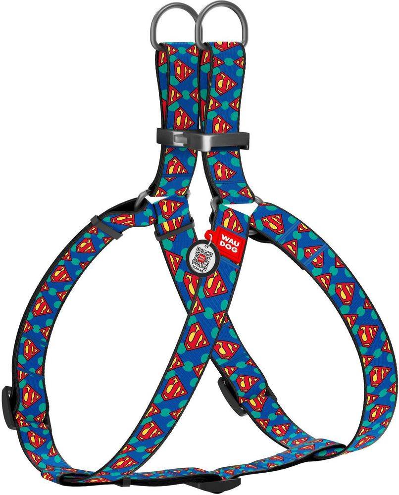 WAUDOG ΣΑΜΑΡΑΚΙ WAUDOG SUPERMAN LOGO METAL FASTEX (25MM / 60-90CM)