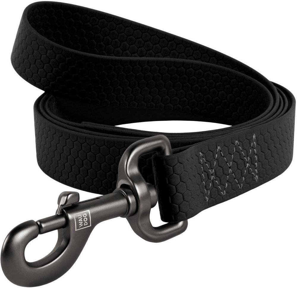 ΛΟΥΡΑΚΙ WAUDOG WATERPROOF LEASH ΜΑΥΡΟ ( 25MM X 183CM) WAUDOG