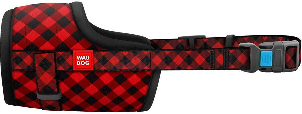 ΦΙΜΩΤΡΟ WAUDOG RED PLAID PLASTIC FASTEX (35-43CM) WAUDOG