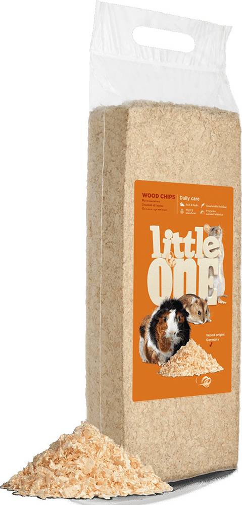 LITTLE ONE ΥΠΟΣΤΡΩΜΑ ΤΡΩΚΤΙΚΩΝ LITTLE ONE WOOD CHIPS 800GR