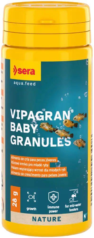 ΤΡΟΦΗ ΨΑΡΙΩΝ SERA VIPAGRAN BABY GRANULES (28GR)