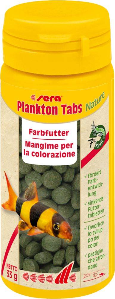 ΤΡΟΦΗ ΨΑΡΙΩΝ SERA PLANKTON TABS (50ML) SERA